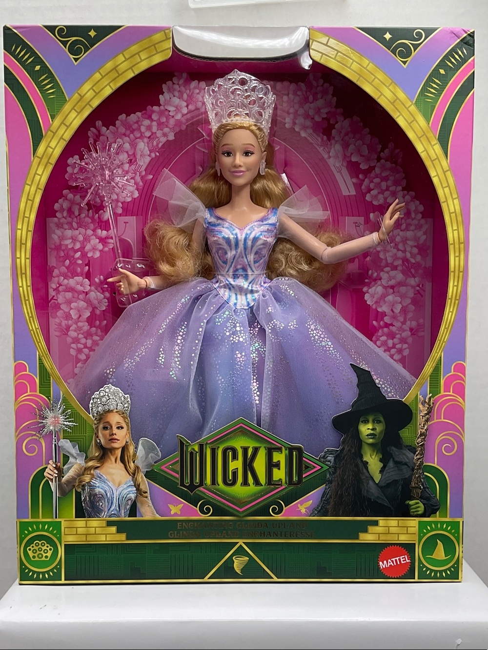 Mattel Wicked Glinda Doll in Lavender and Pink Gown